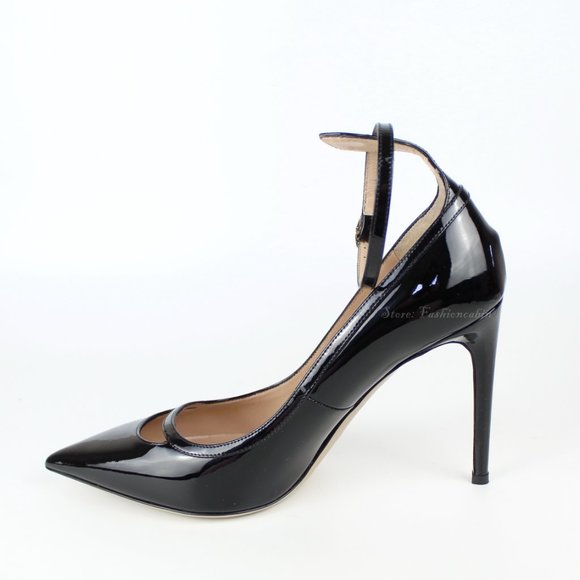 NEW Valentino Garavani Patent Leather Heeled Pump - Picture 5 of 16